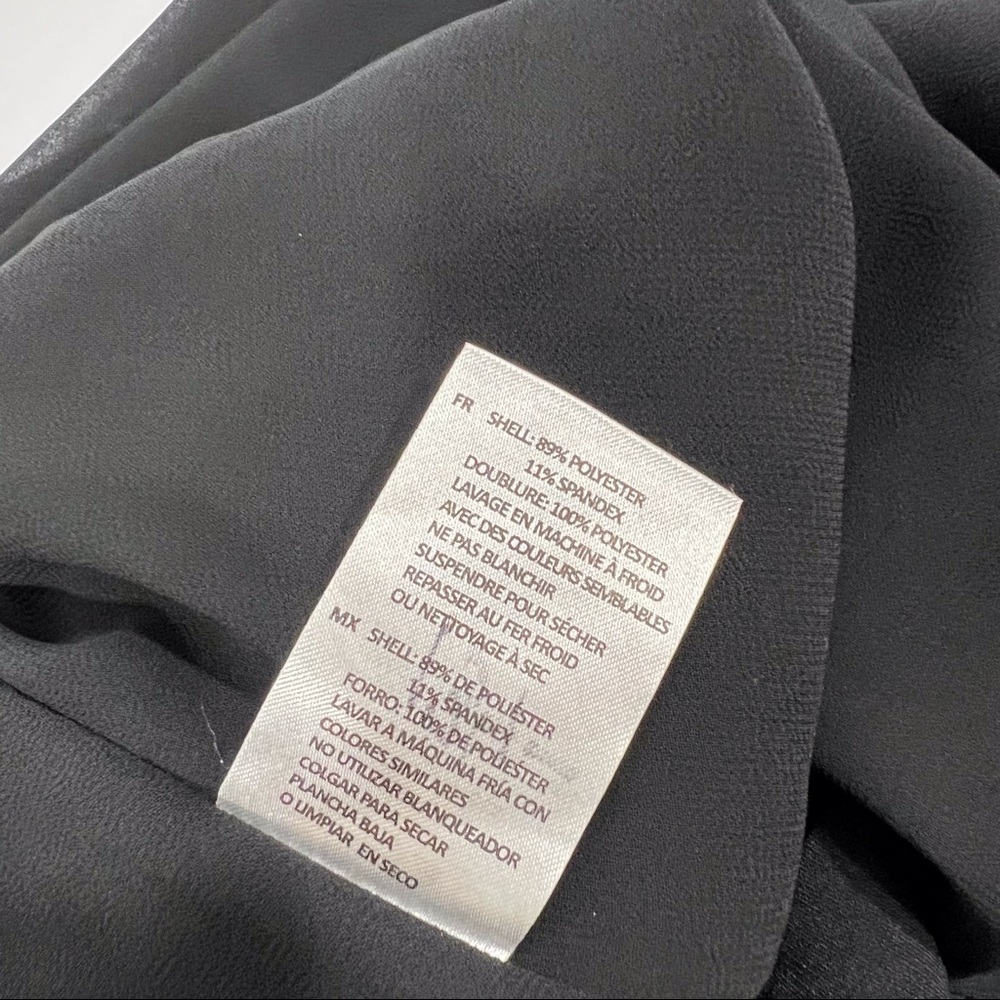 Cooper & Ella Black Cold-Shoulder Blouse Top NWT - Picture 3 of 5
